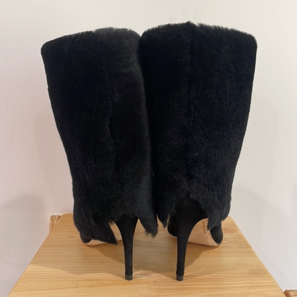 NWOT ALEXANDRE BIRMAN Eskimo Lamb Shearling Stiletto Boots - Picture 11 of 16